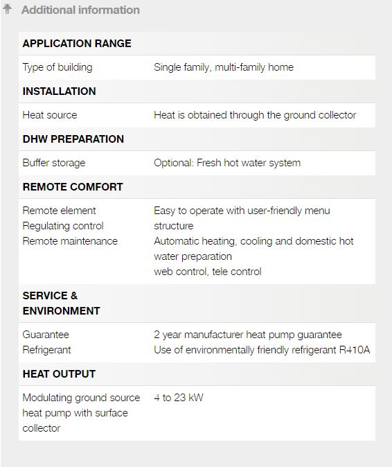1.Ground Source heat pump with surface collector